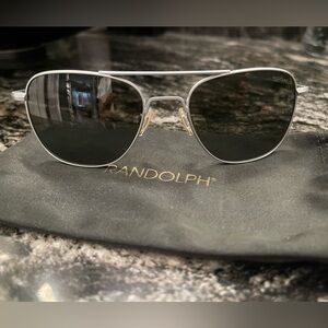 Randolph AF085 Matte chrome aviator